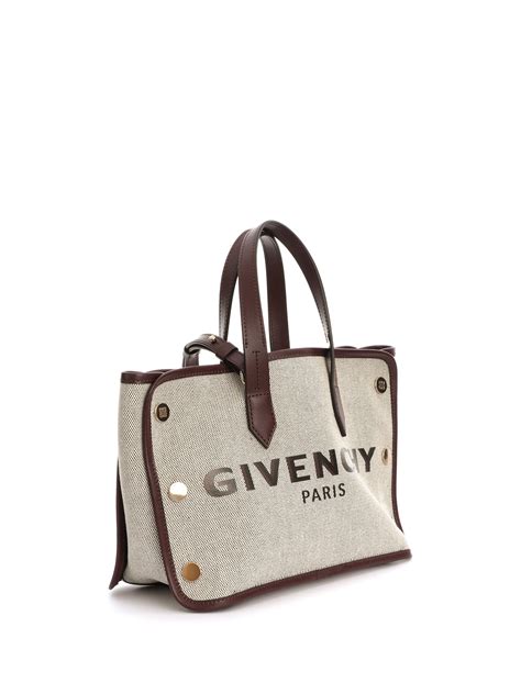 givenchy mini bond canvas tote bag